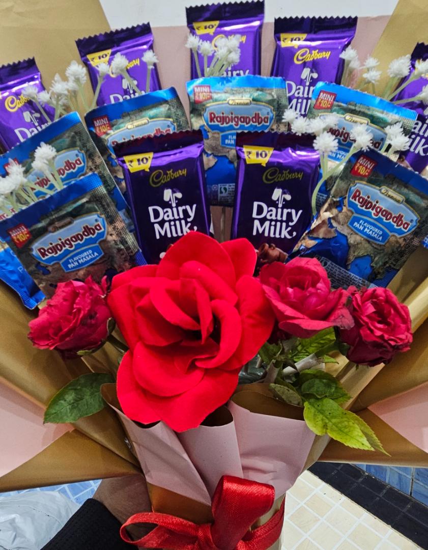 Chocolate Pan masala Rose Bouquet 
