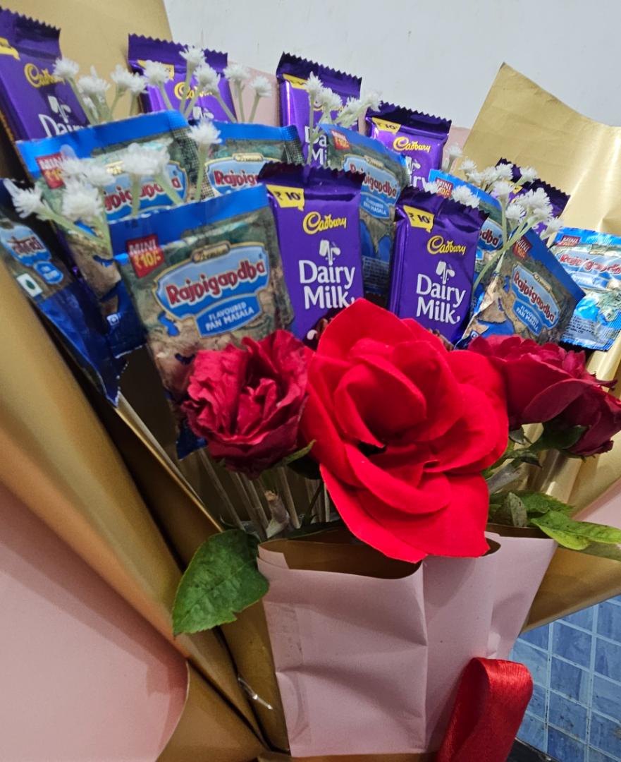 Chocolate Pan masala Rose Bouquet 