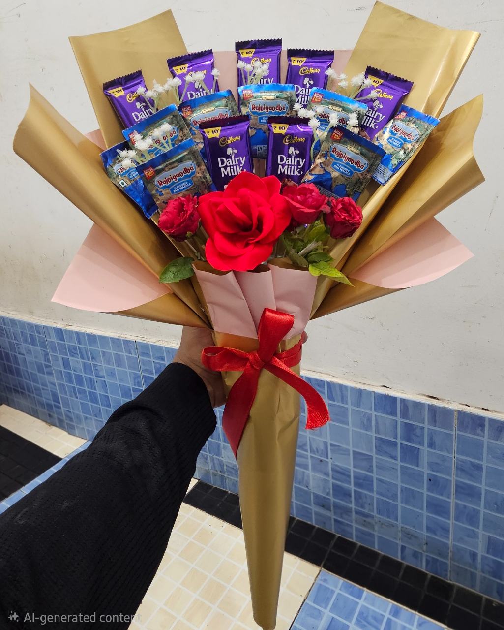 Chocolate Pan masala Rose Bouquet 