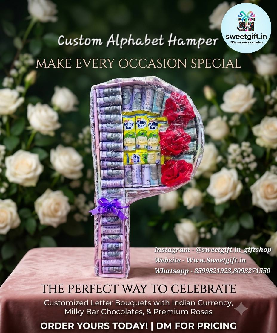 Custom Alphabet Playing Cash Hamper 
