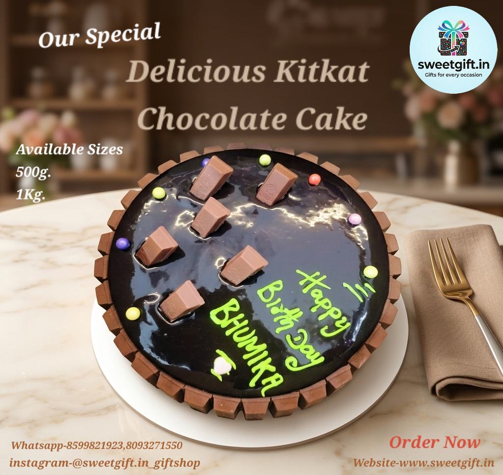 Delicious Kitkat Chocolate Cake