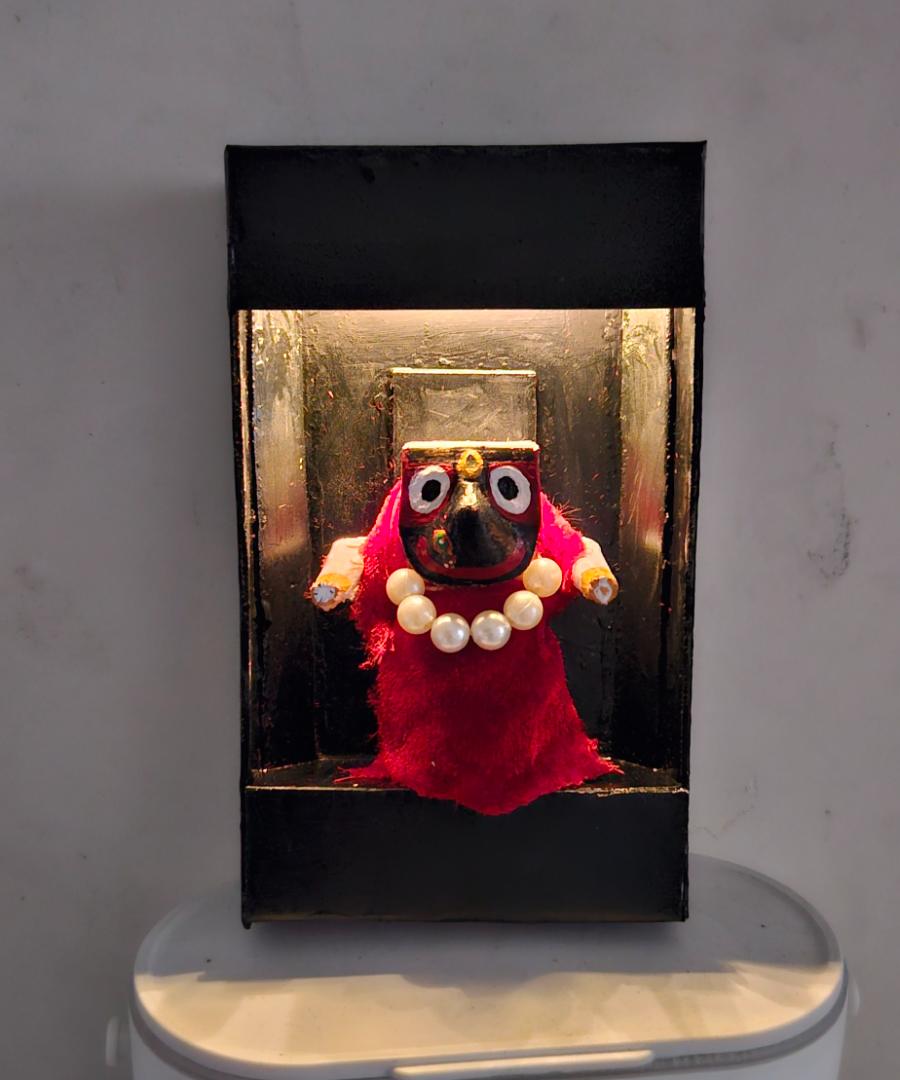 Handmade Mini Jagannatha Idol with Light