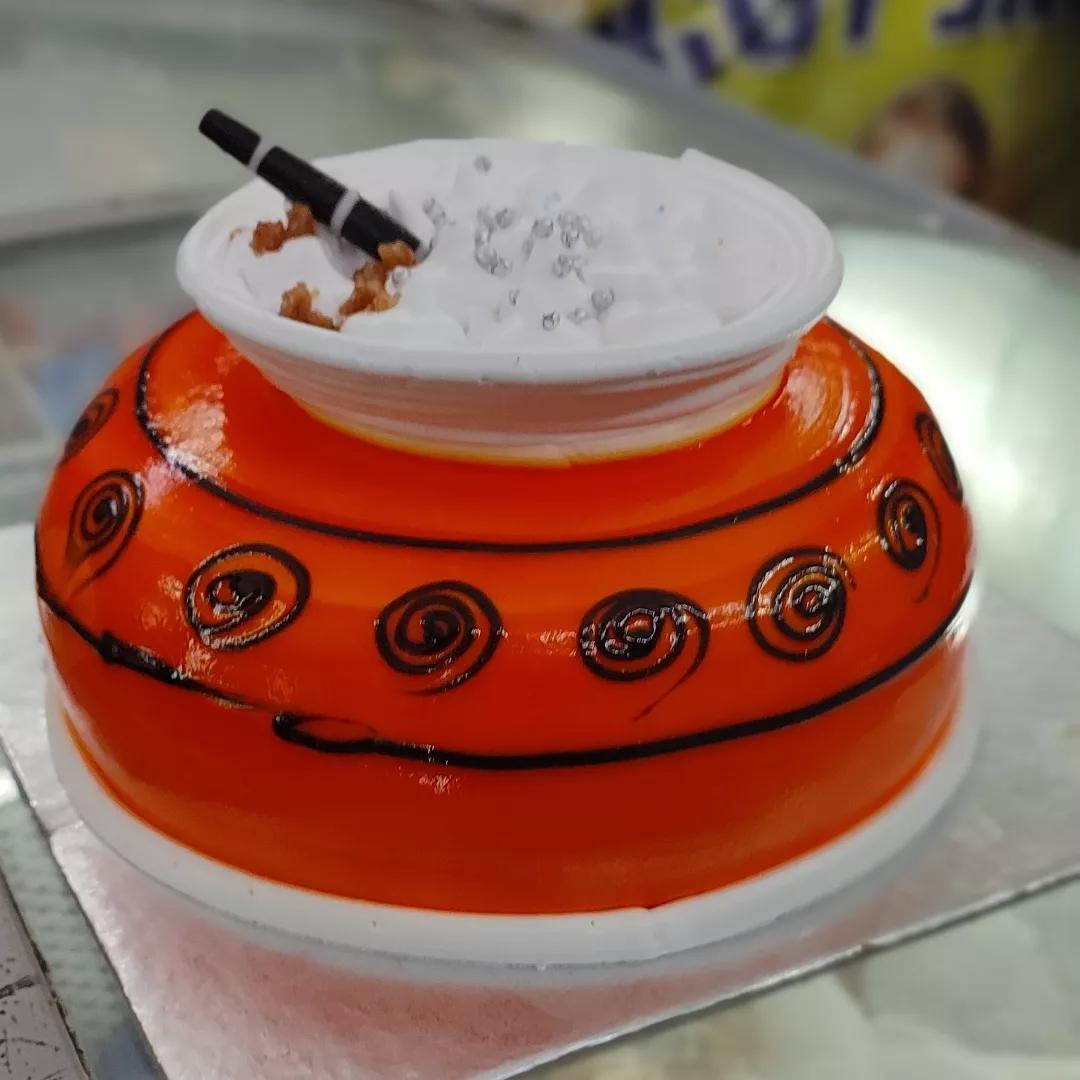Janmastami special Matka Handi Cake