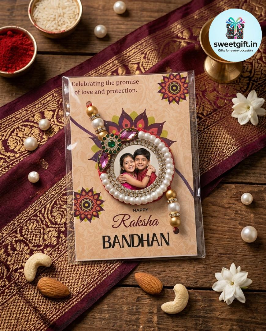 Photo Print Rakhi Set C