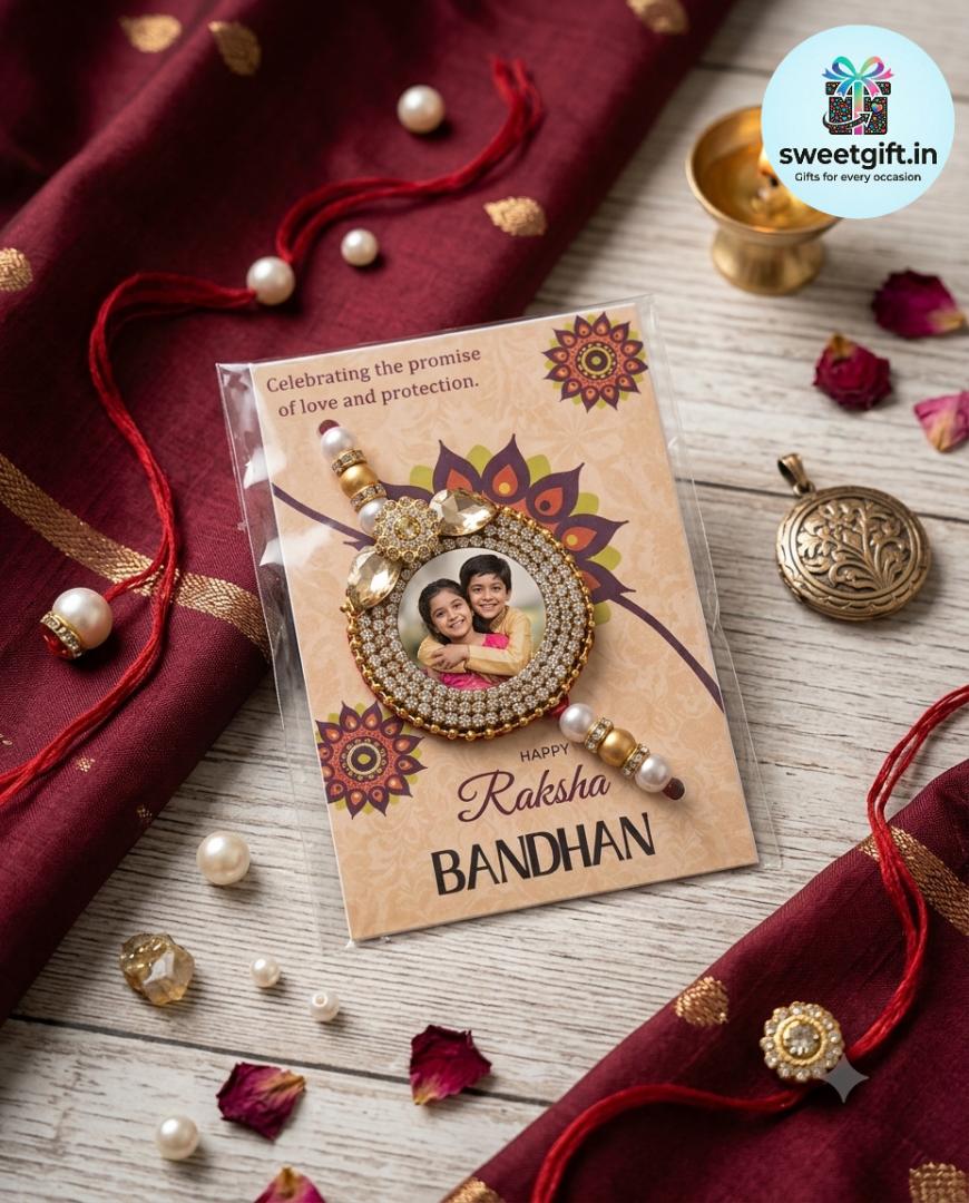 Photo Print Rakhi Set C