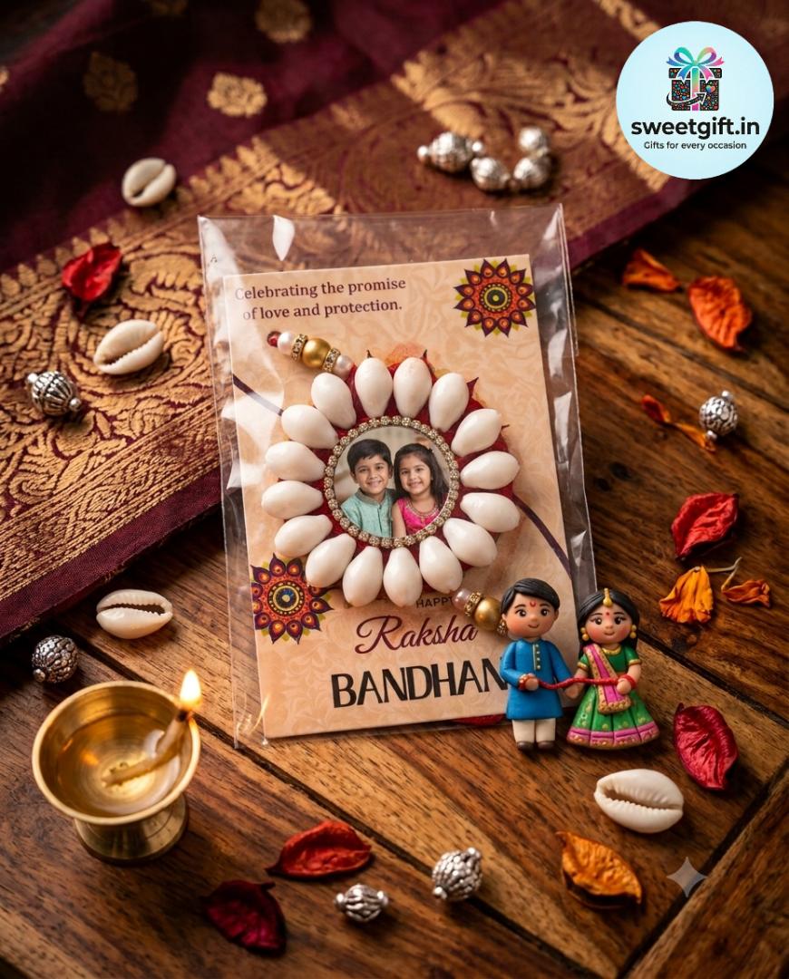 Photo Print Rakhi Set C