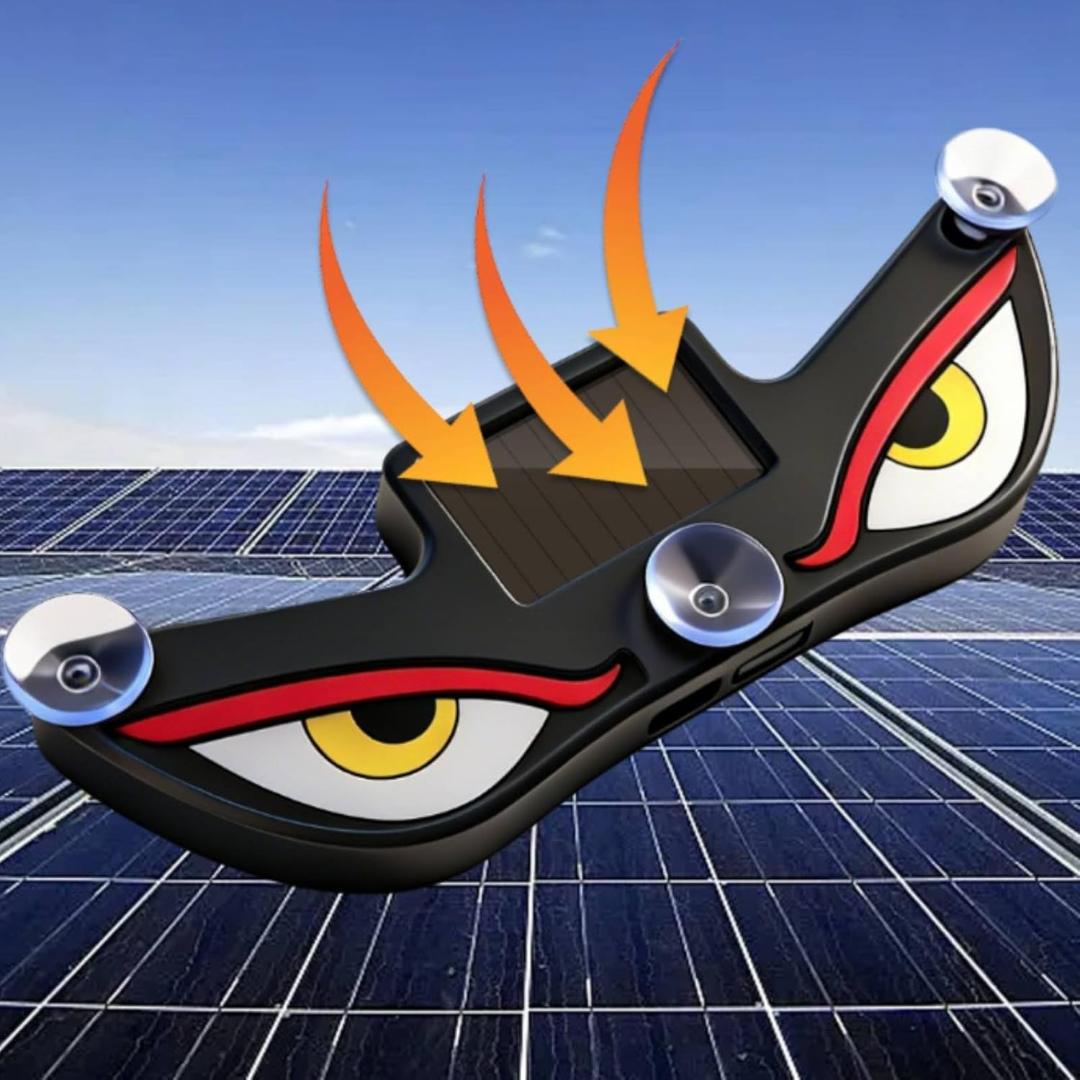 Wireless Triangle Window Light Energy Efficient Solar Devil Eye Light for Night Driving