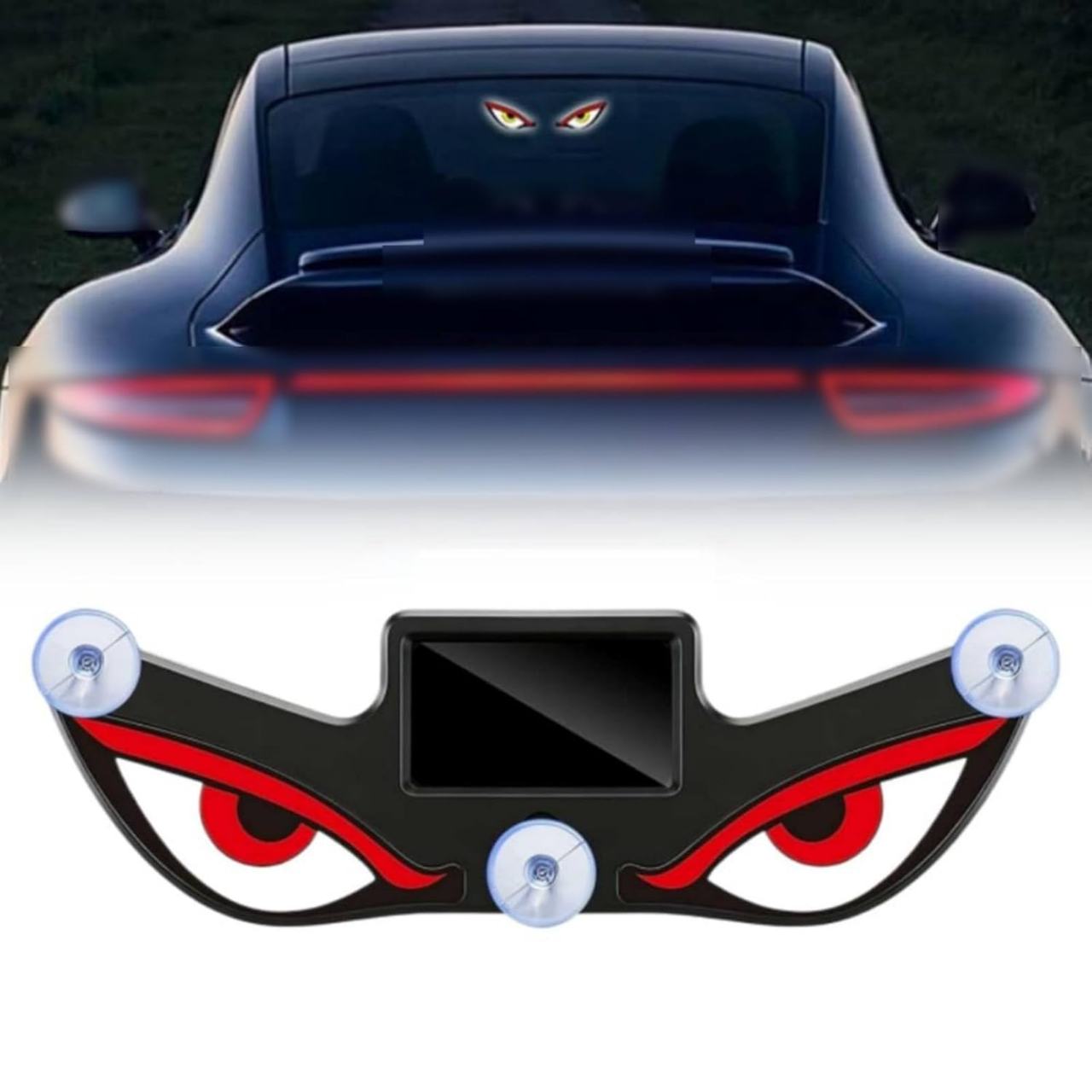 Wireless Triangle Window Light Energy Efficient Solar Devil Eye Light for Night Driving