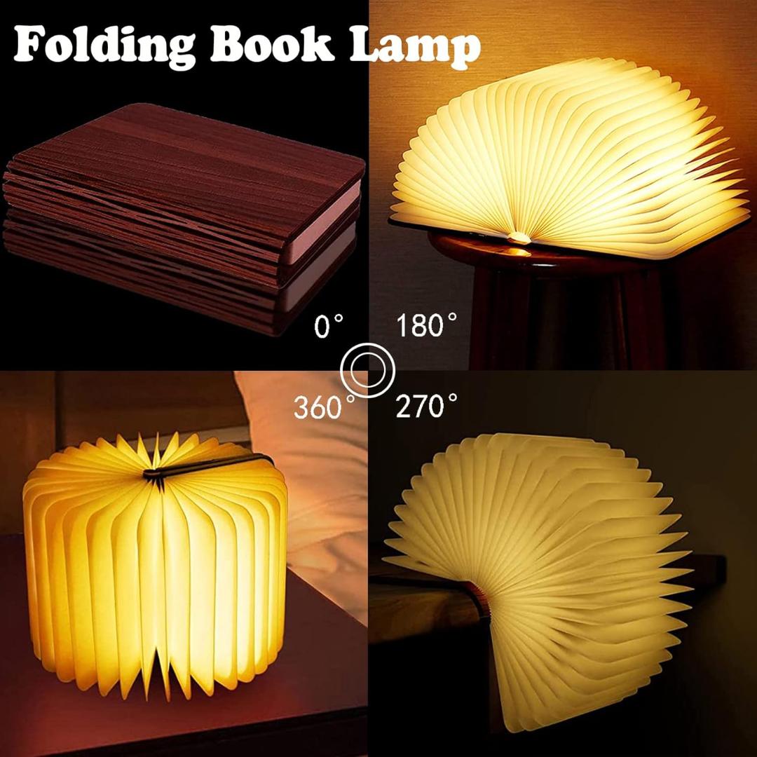 Wooden Book Light