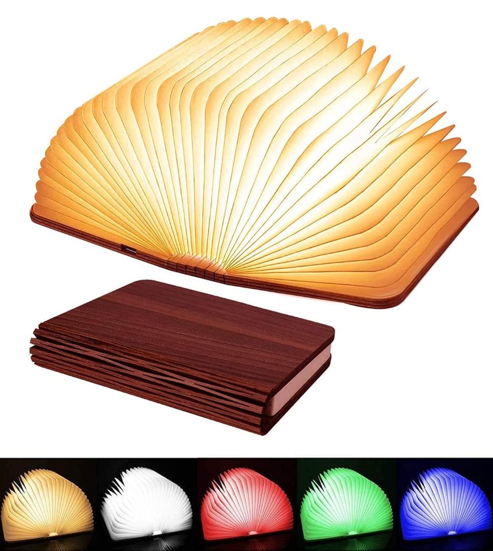 Wooden Book Light